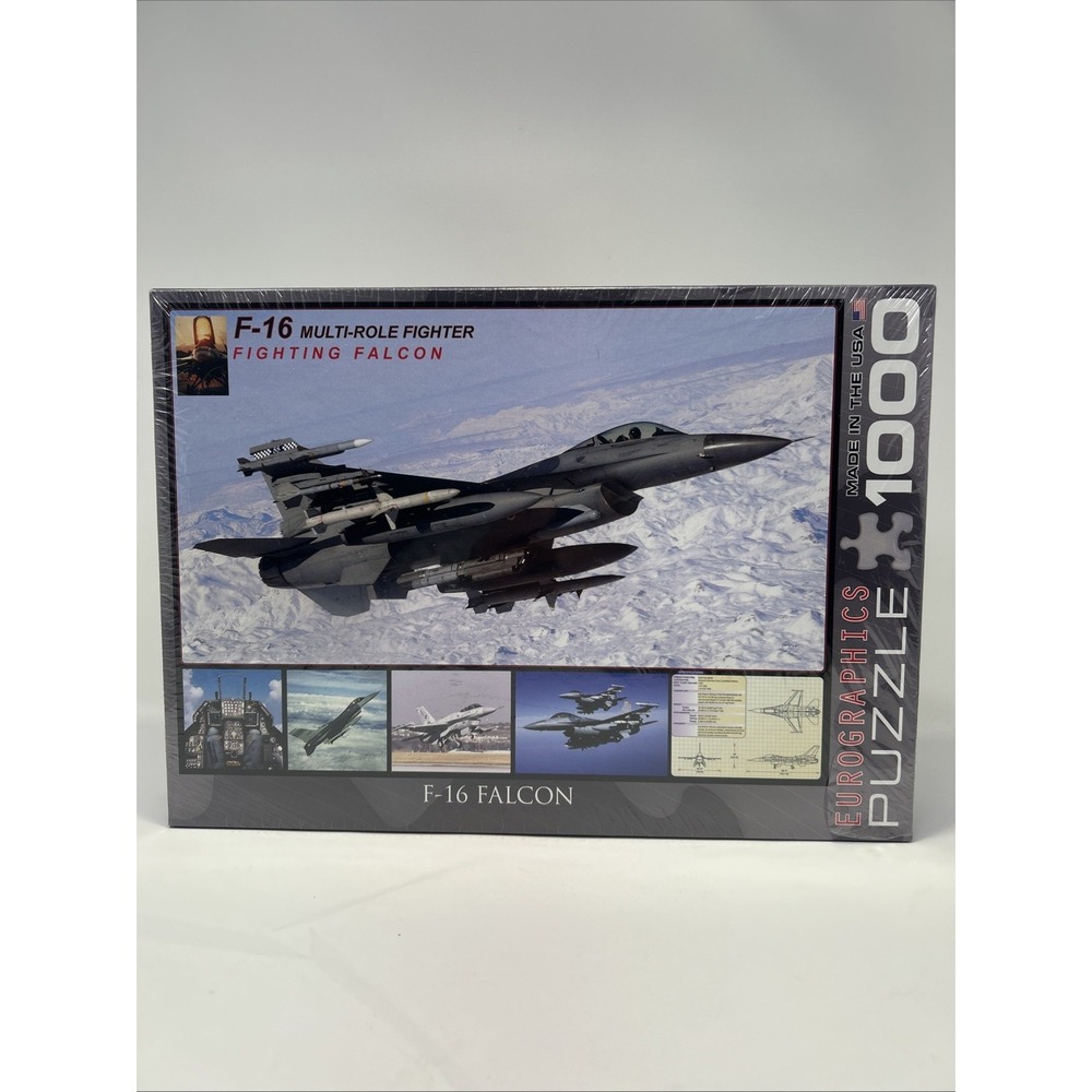 Eurographics Puzzles F-16 Fighting Falcon 6000-4956 1000 Pieces New NIB SEALED